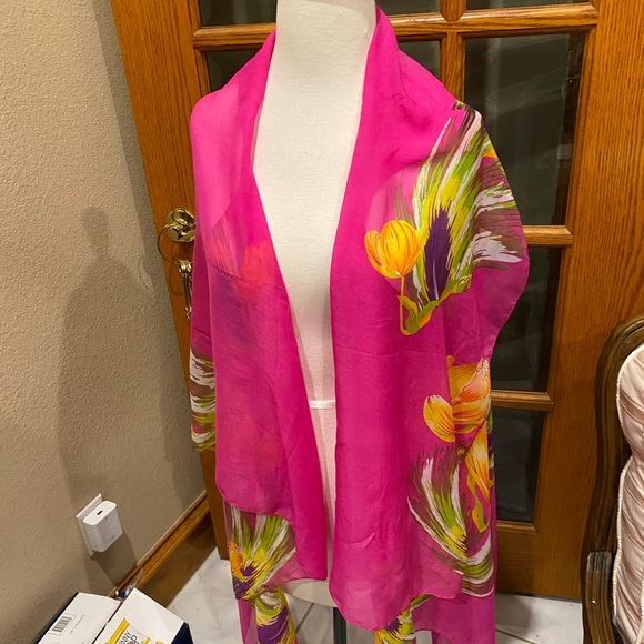 Hot pink flora kinomo one size - Picture 2 of 2